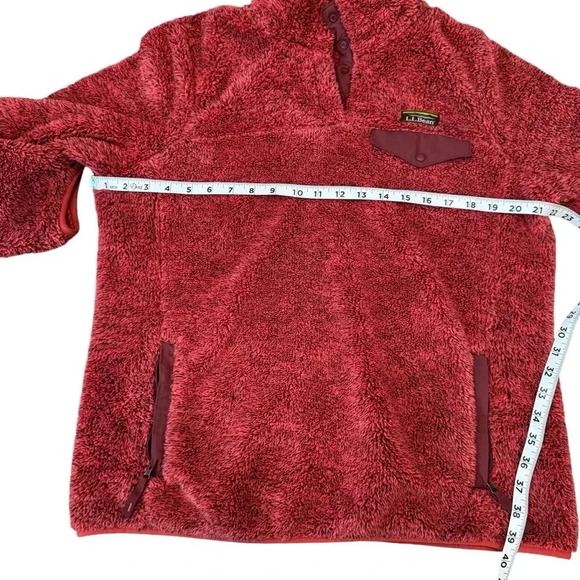 L.L Bean Women's Hi-Pile Fleece Pullover - Picture 6 of 11